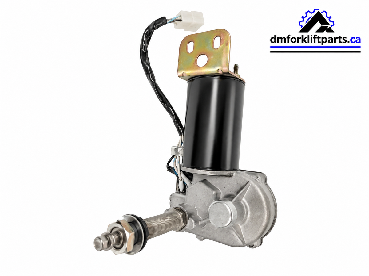 Moteur d’essuie-glace supérieur CT92217-06100 pour chariot élévateur Caterpillar DP70–DP80
