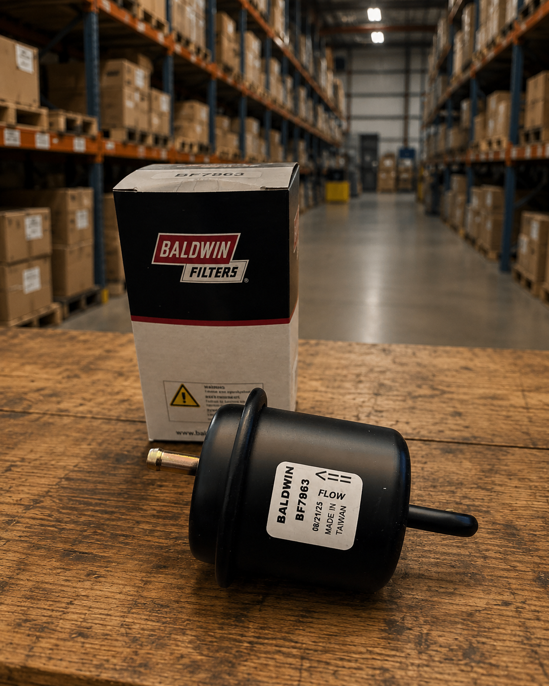 Filtre à carburant en ligne baldwin BF7963 | Aftermarket haute qualité