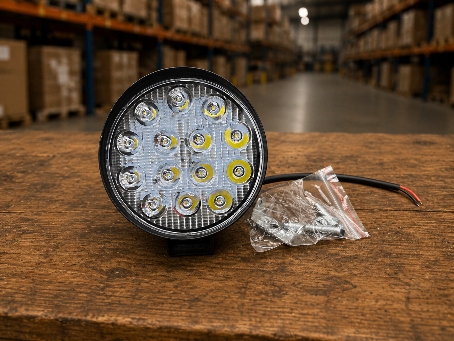 Lumière de travail DEL ronde 4 po L4-42W 12-24V | Universelle